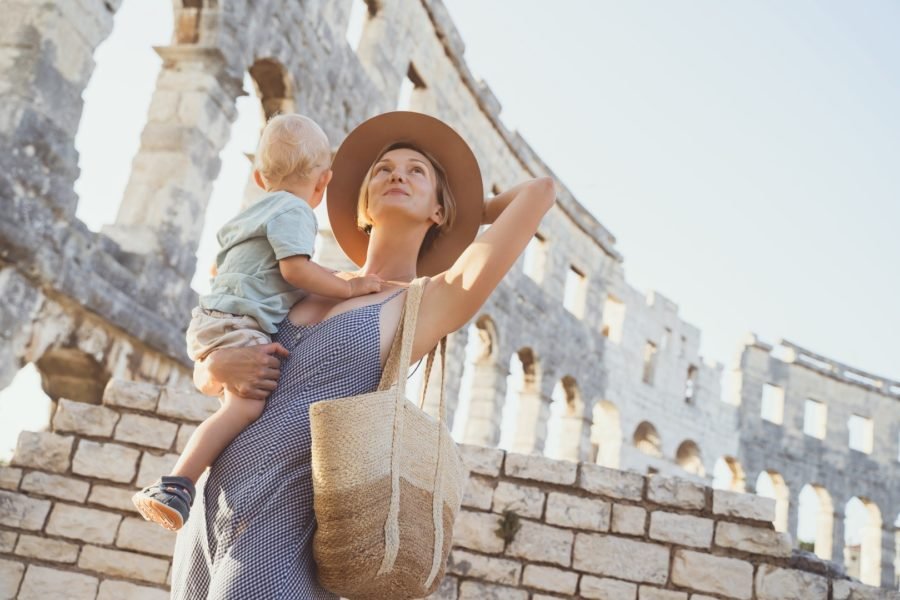 rome with a baby