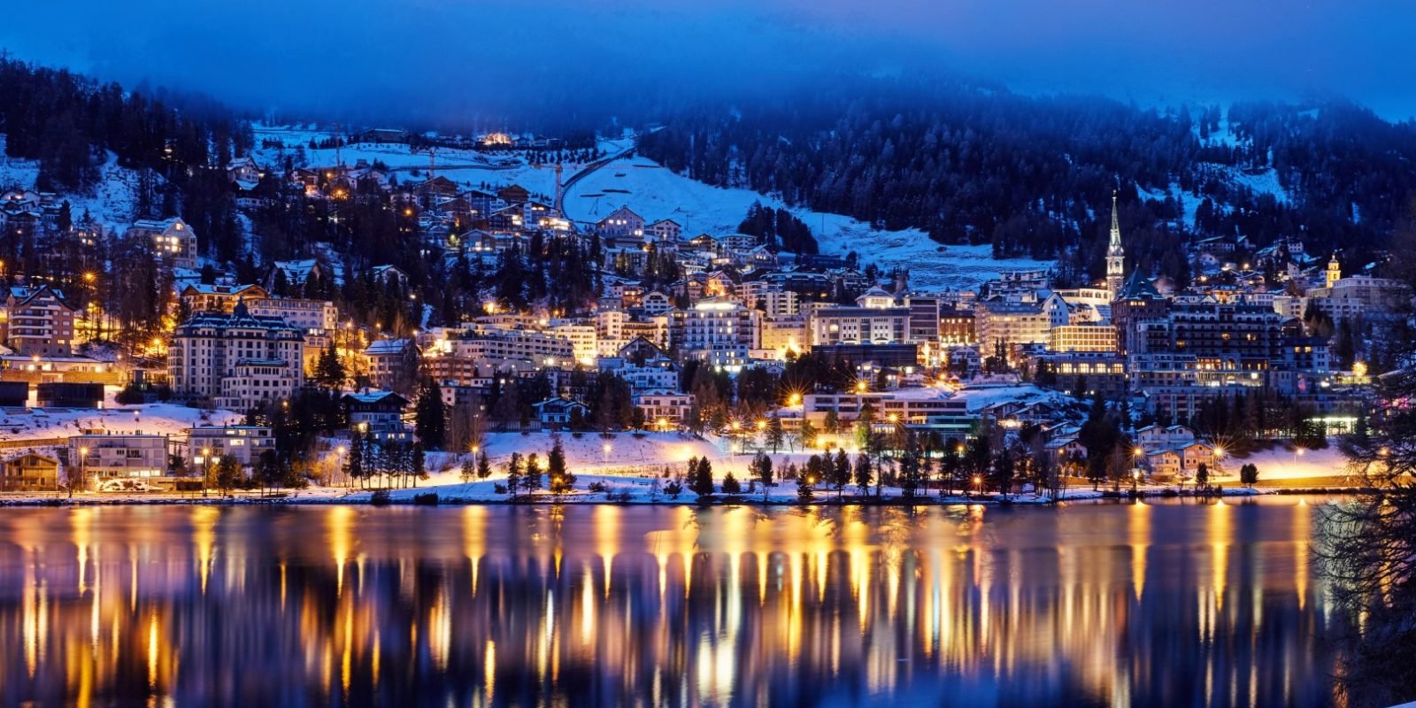 St. Moritz in winter