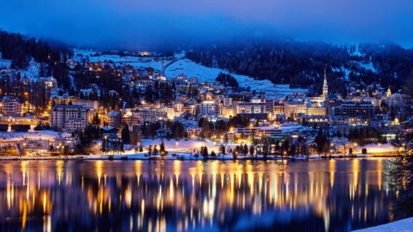 St. Moritz in winter